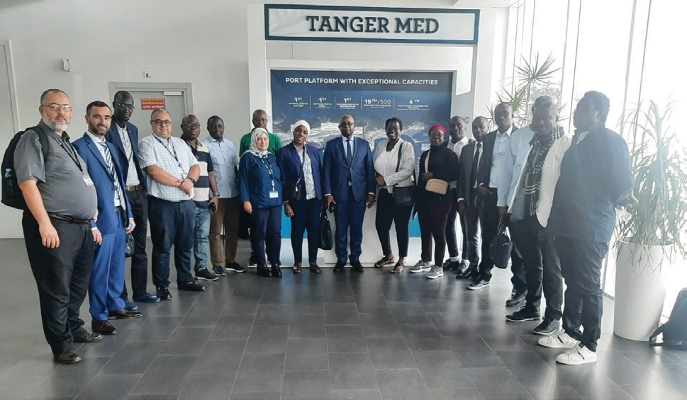 visite d’une délégation ivoirienne représentantla communauté portuaire du port d’abidjan